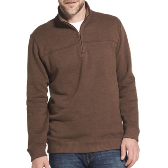 Arrow Men’s Gray 1/4 zip fleece pullover size Medium - Picture 5 of 7